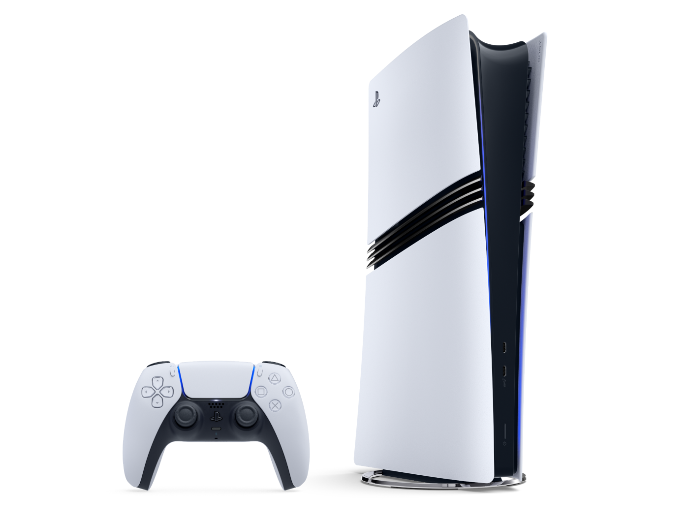PlayStation 5 Pro и беспроводной контроллер DualSense